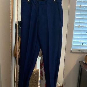 Elegant Women's Blue Pantsuit